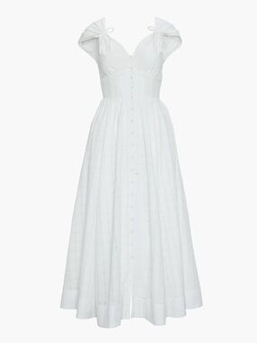 Hill House Lucille Dress in White Sz XS